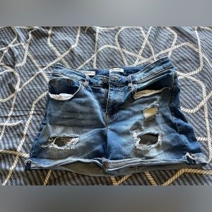 Women’s Vigoss Ripped Denim Shorts